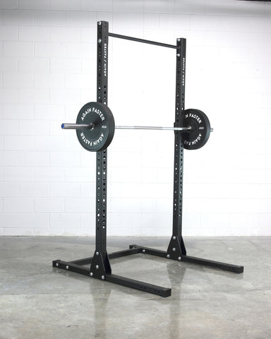 Squat rack and online olympic bar