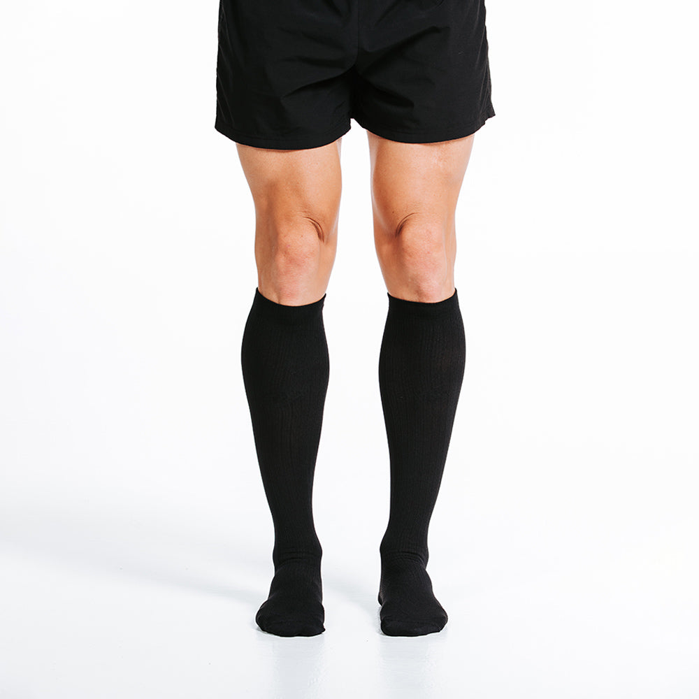 Pro Compression Marathon Socks, Black on Black