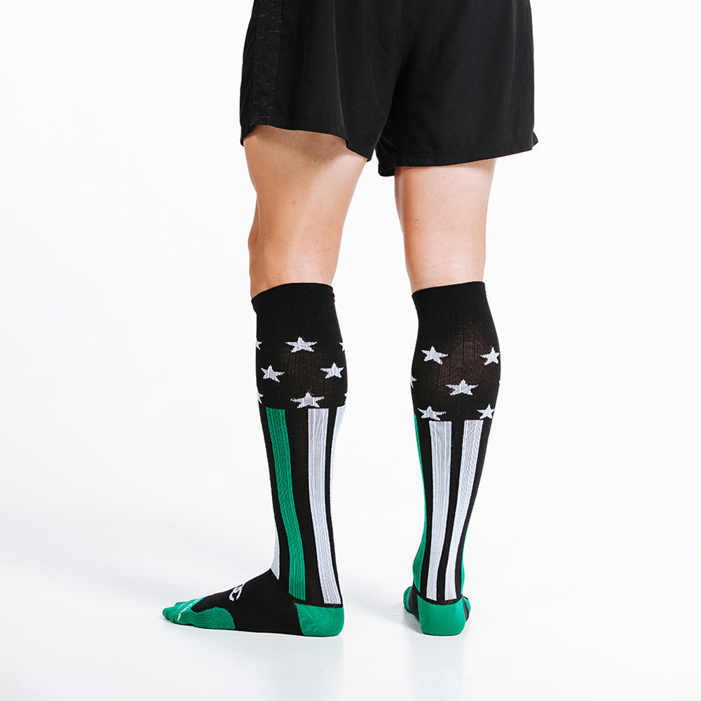 Pro Compression Marathon Socks, First Responder Green