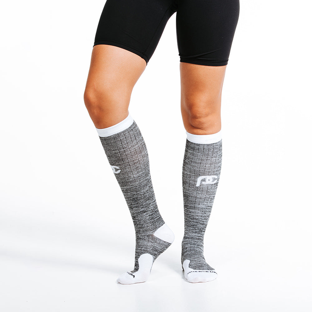 Pro Compression Marathon Socks, Heather Slate