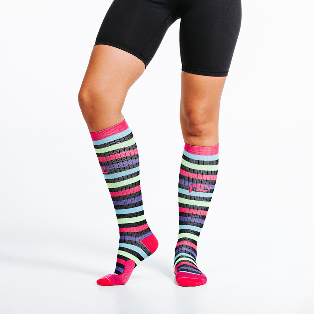 Pro Compression Marathon Socks, Neon Flash