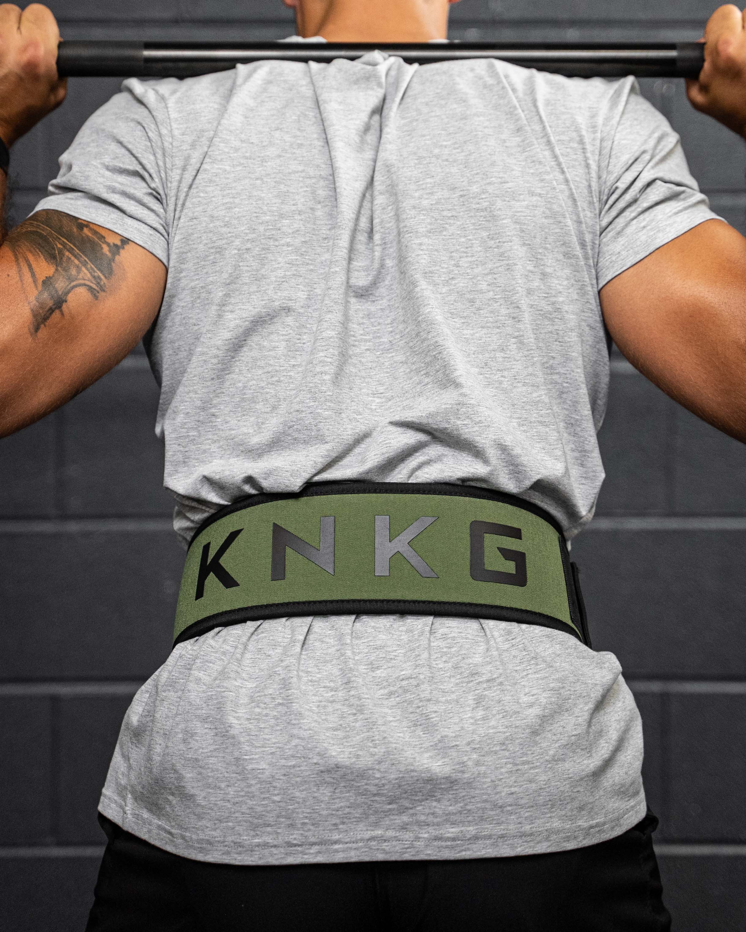 KNKG Lifting Belt Green