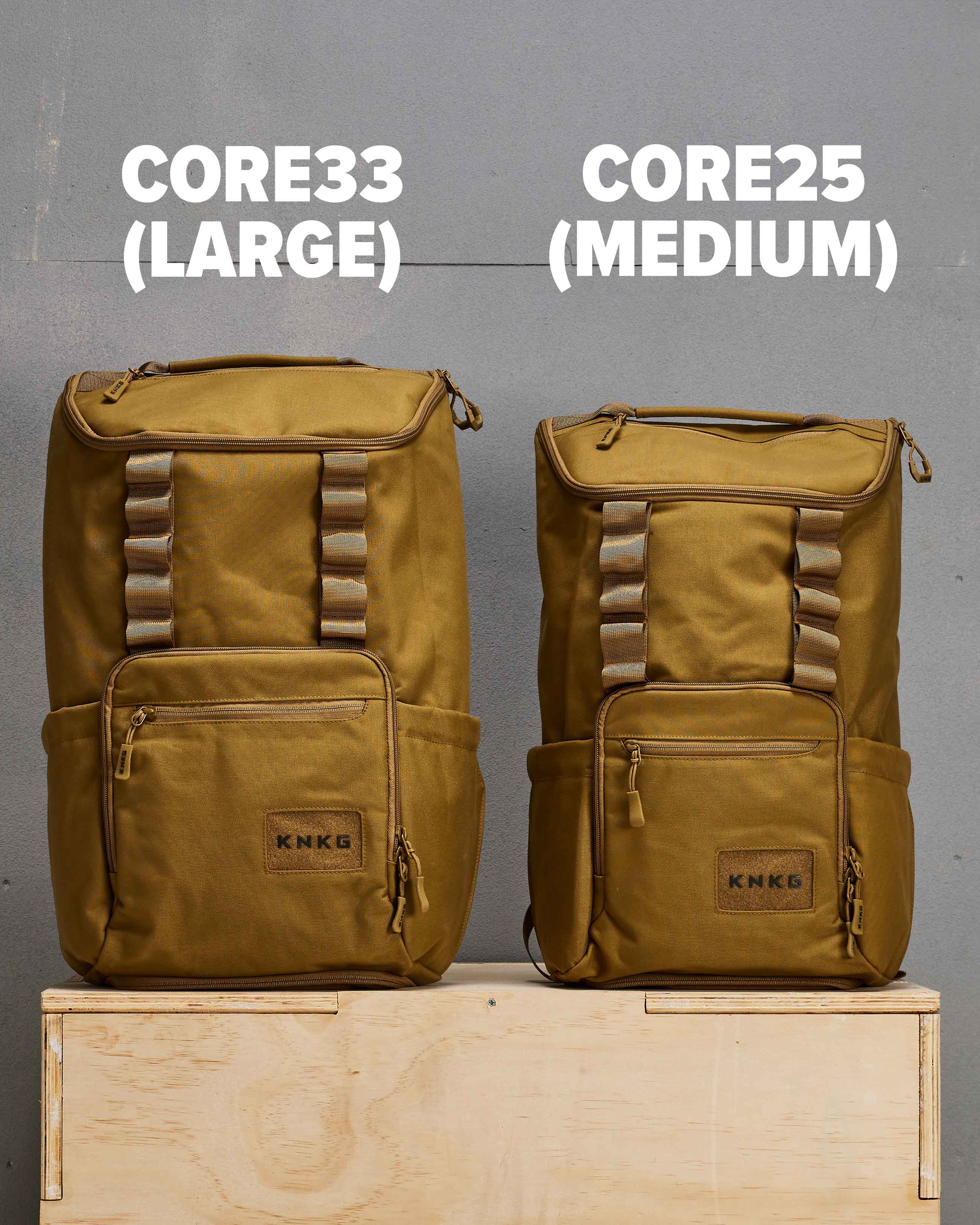 KNKG Core Backpack Desert