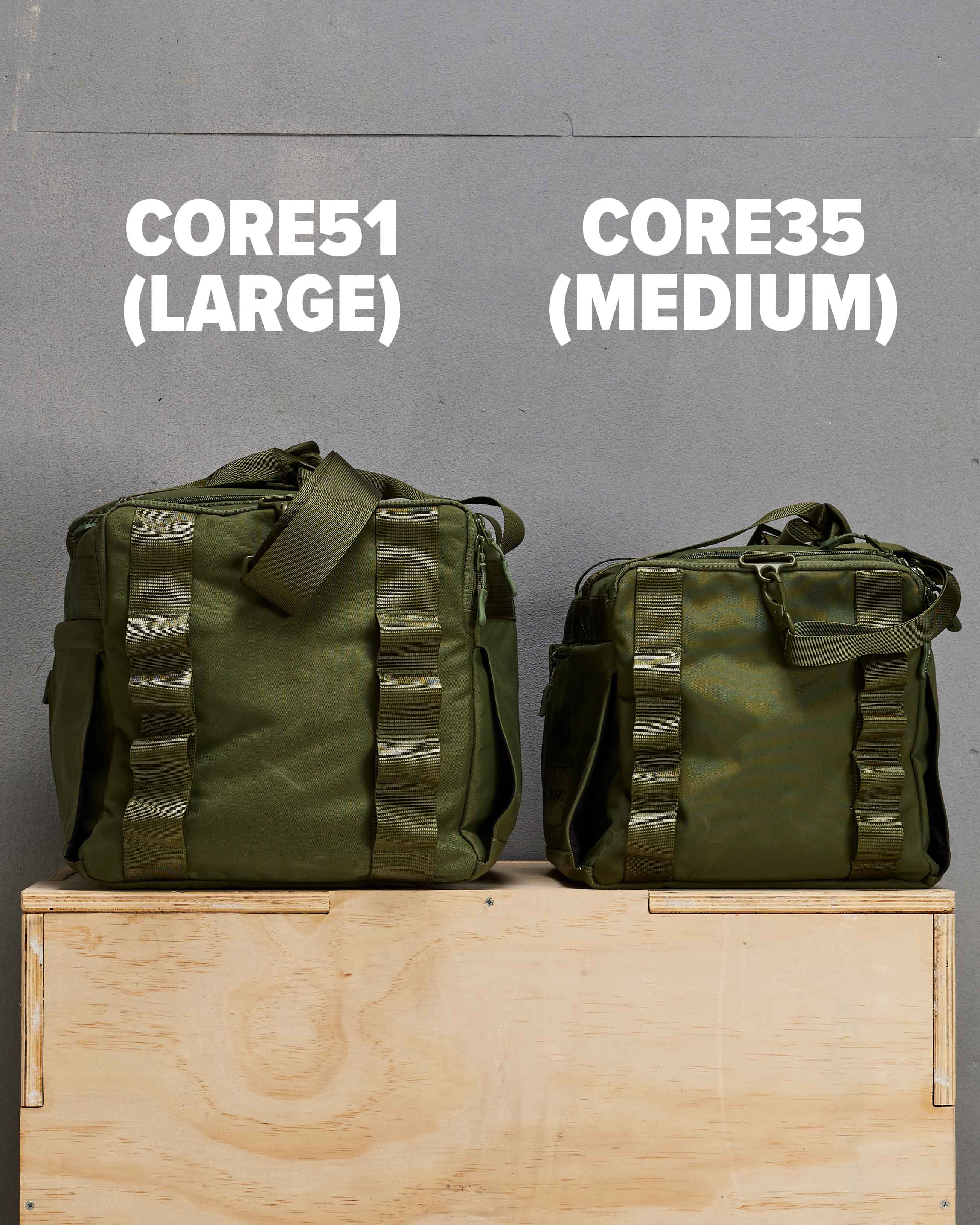 KNKG Core Duffel Green