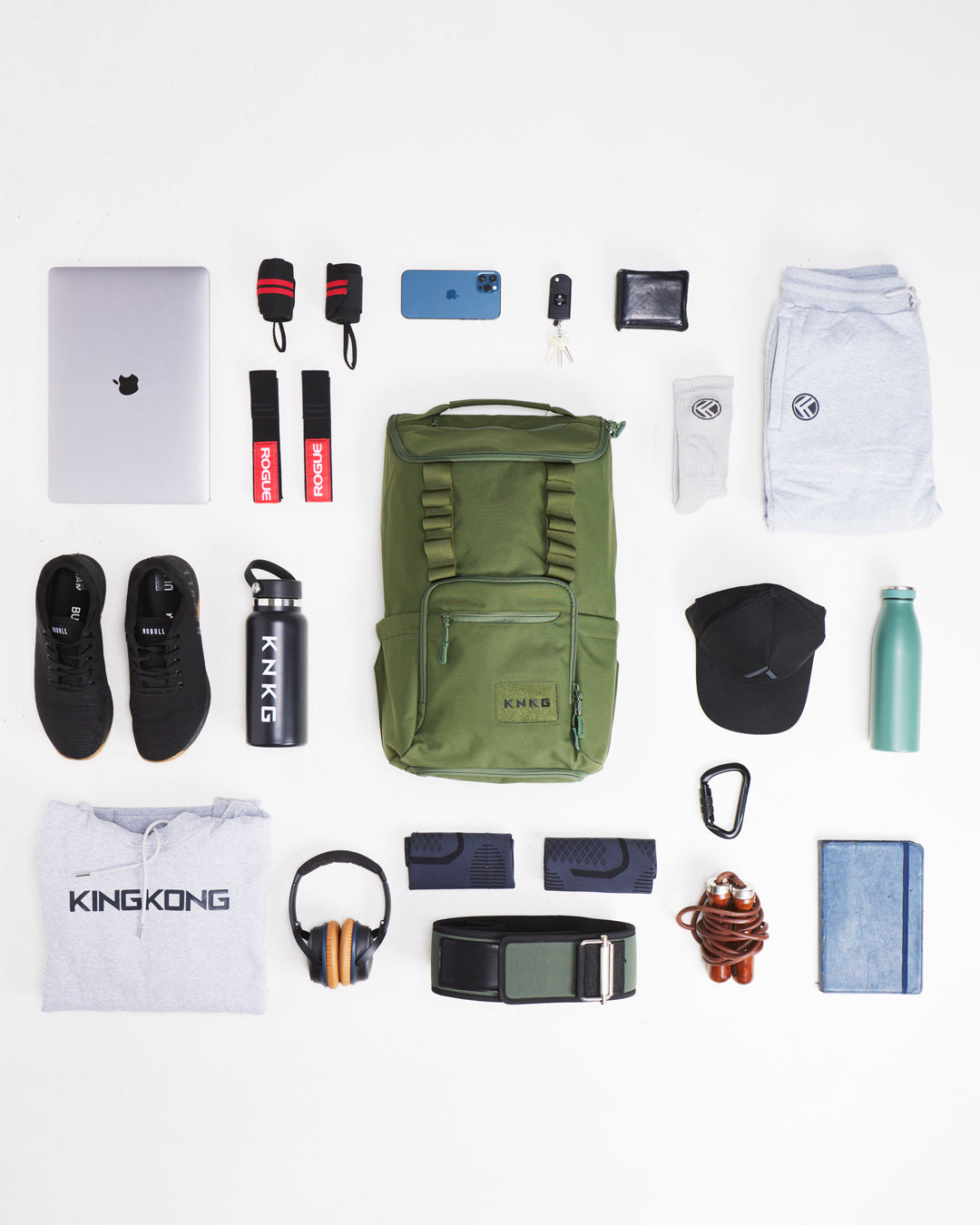 KNKG Core Backpack Green