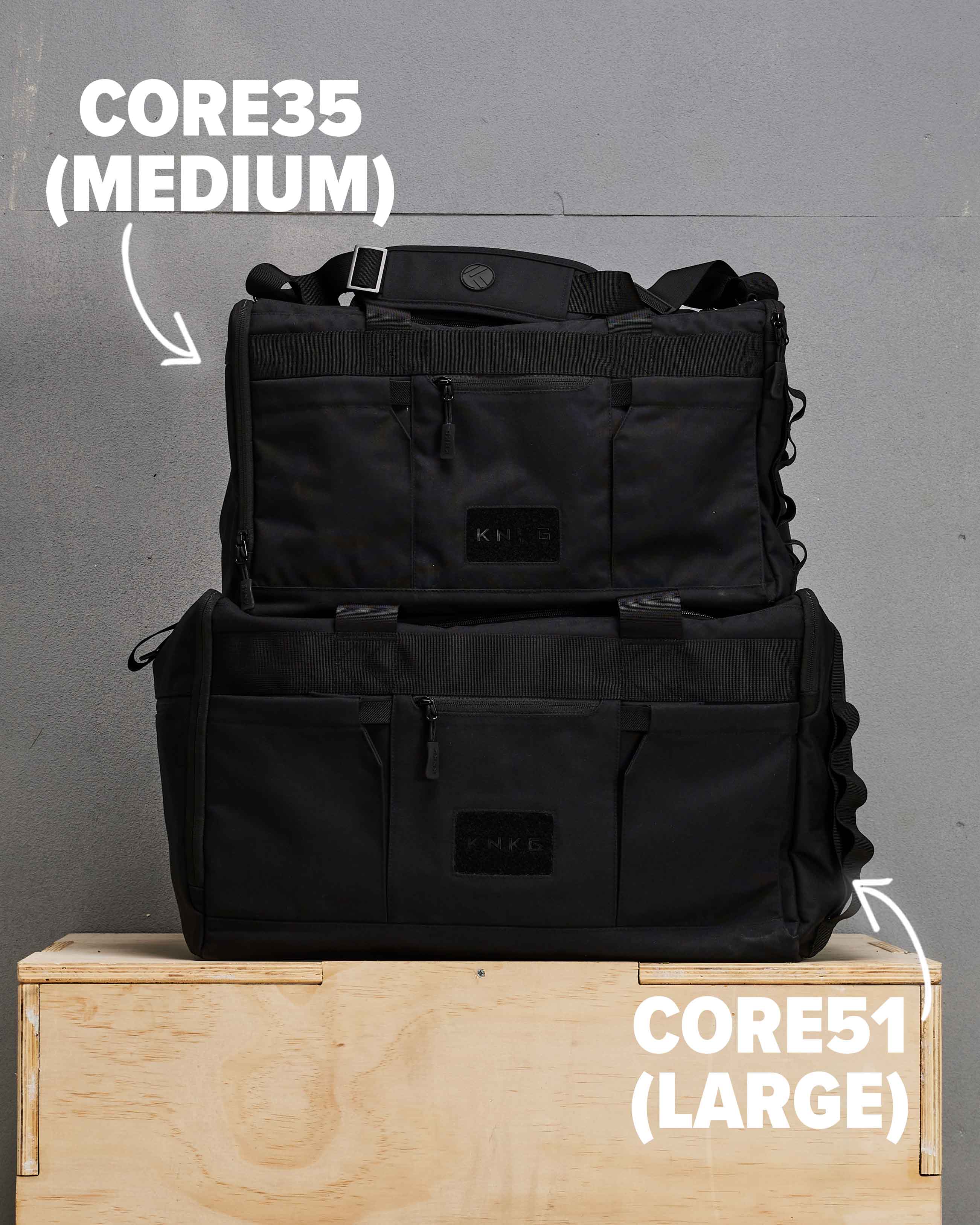 KNKG Core Duffel Black