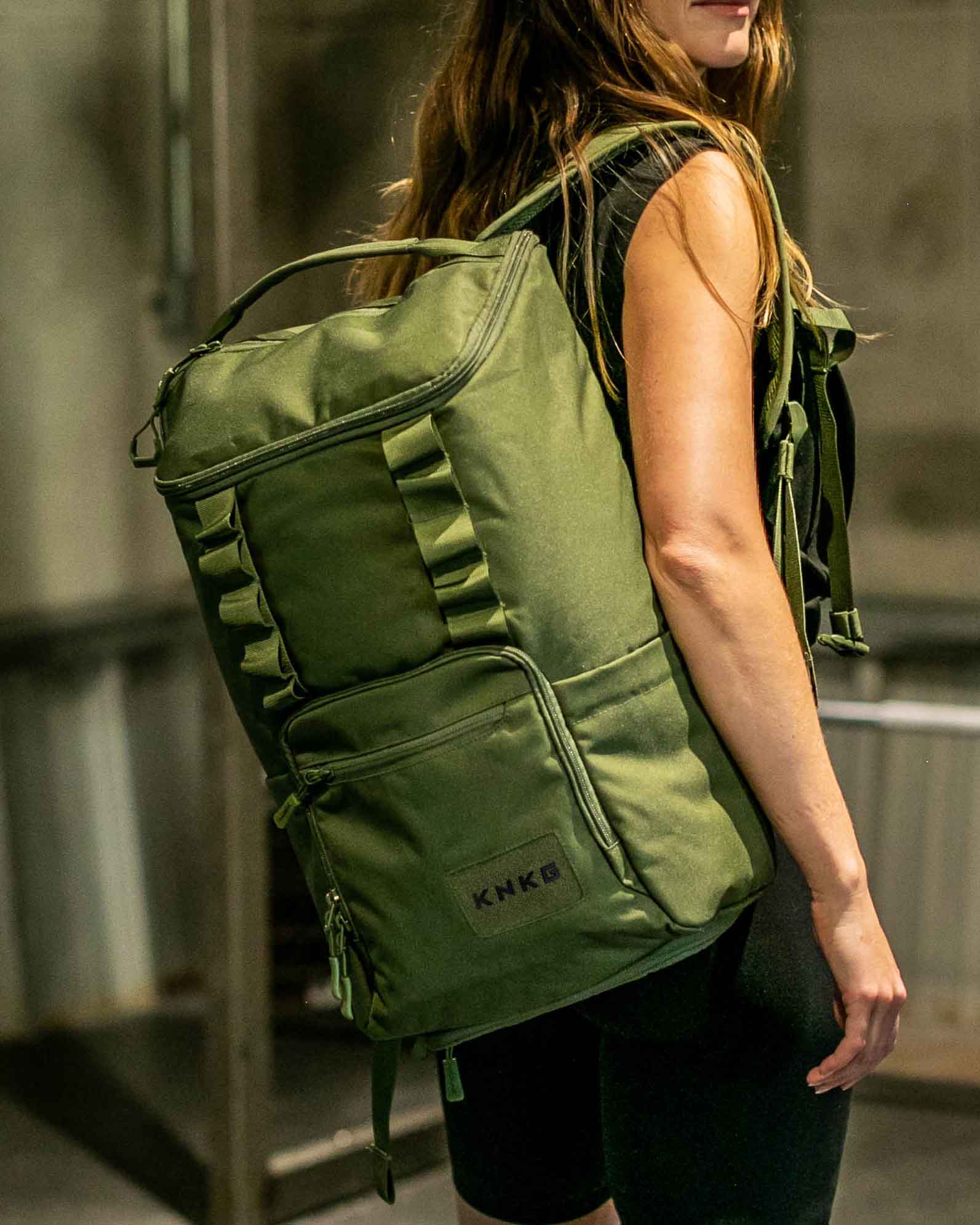 KNKG Core Backpack Green