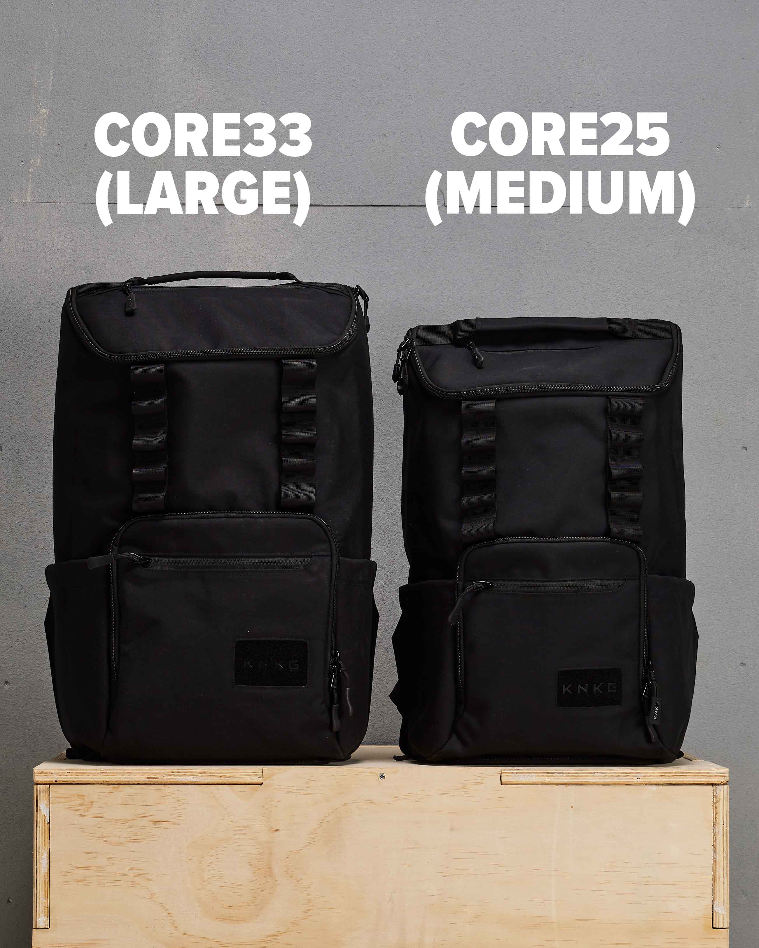 KNKG Core Backpack Black