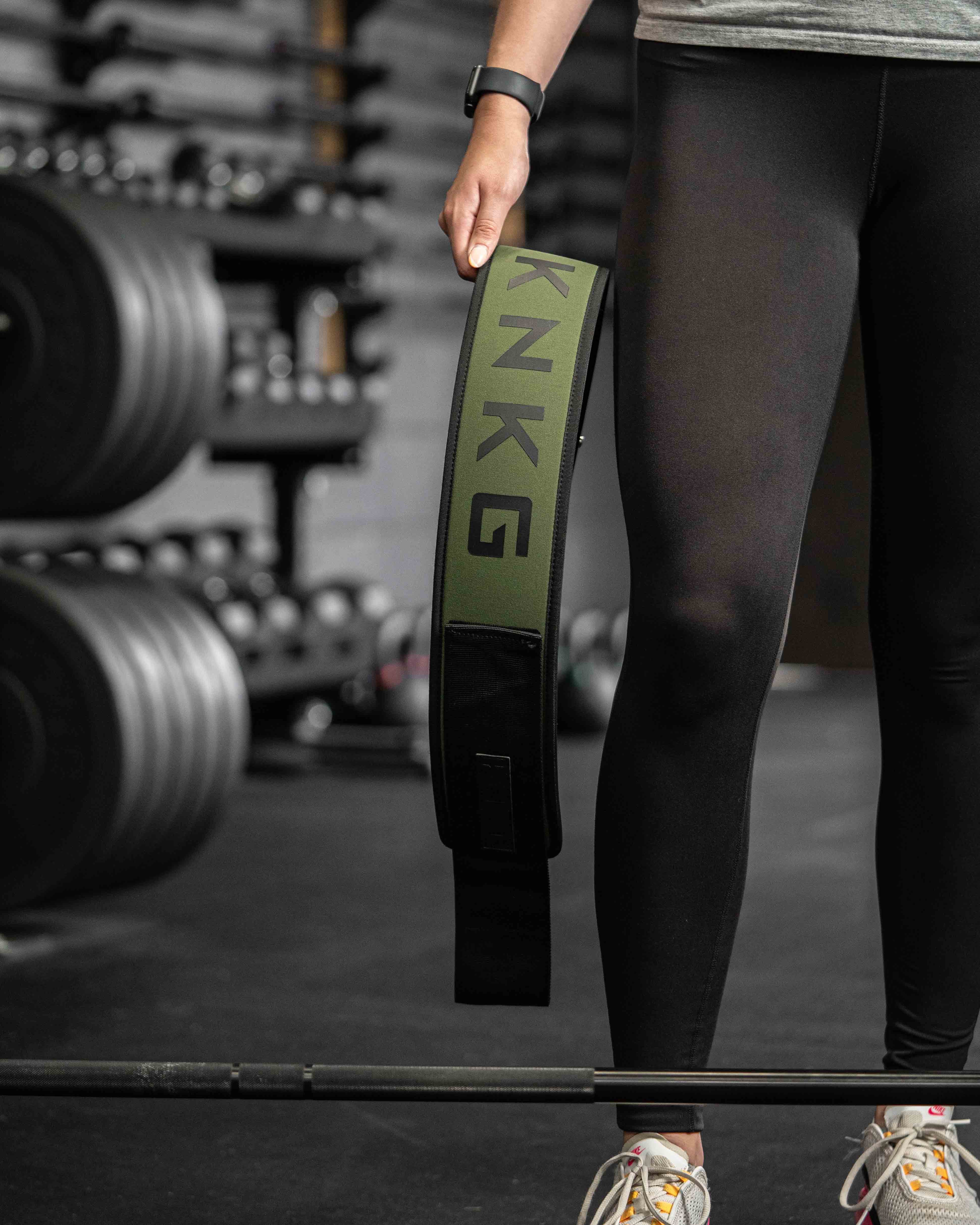 KNKG Lifting Belt Green