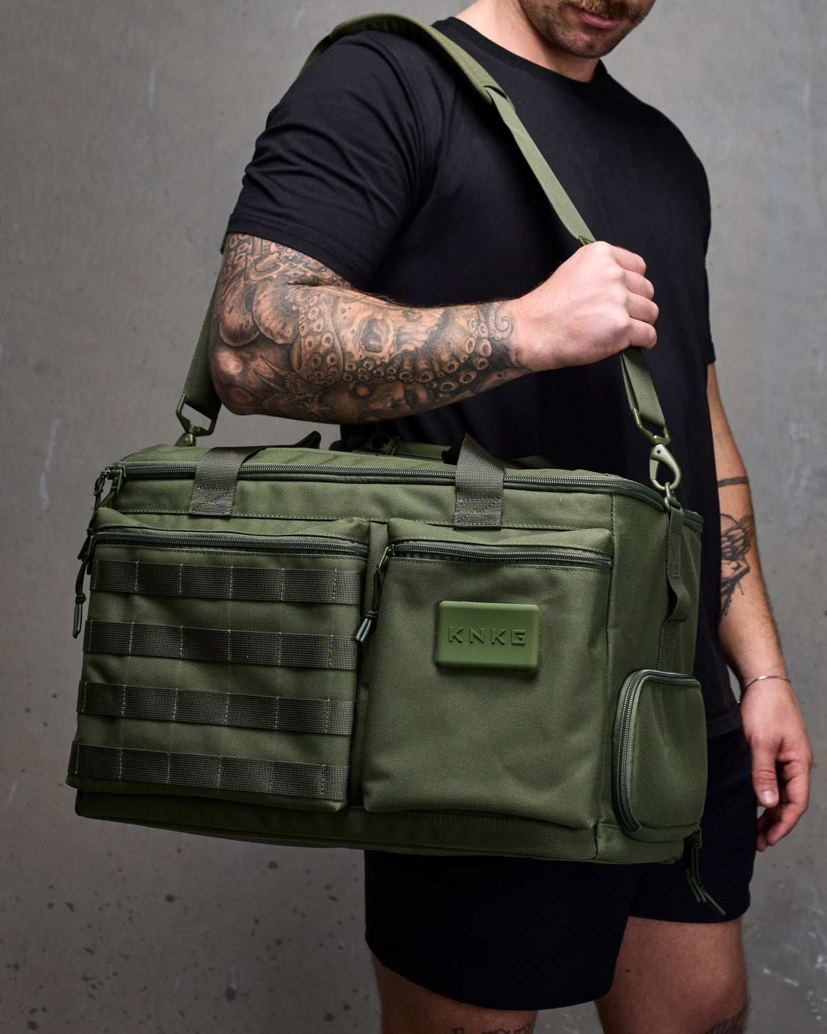 KNKG Conquer Duffel Green