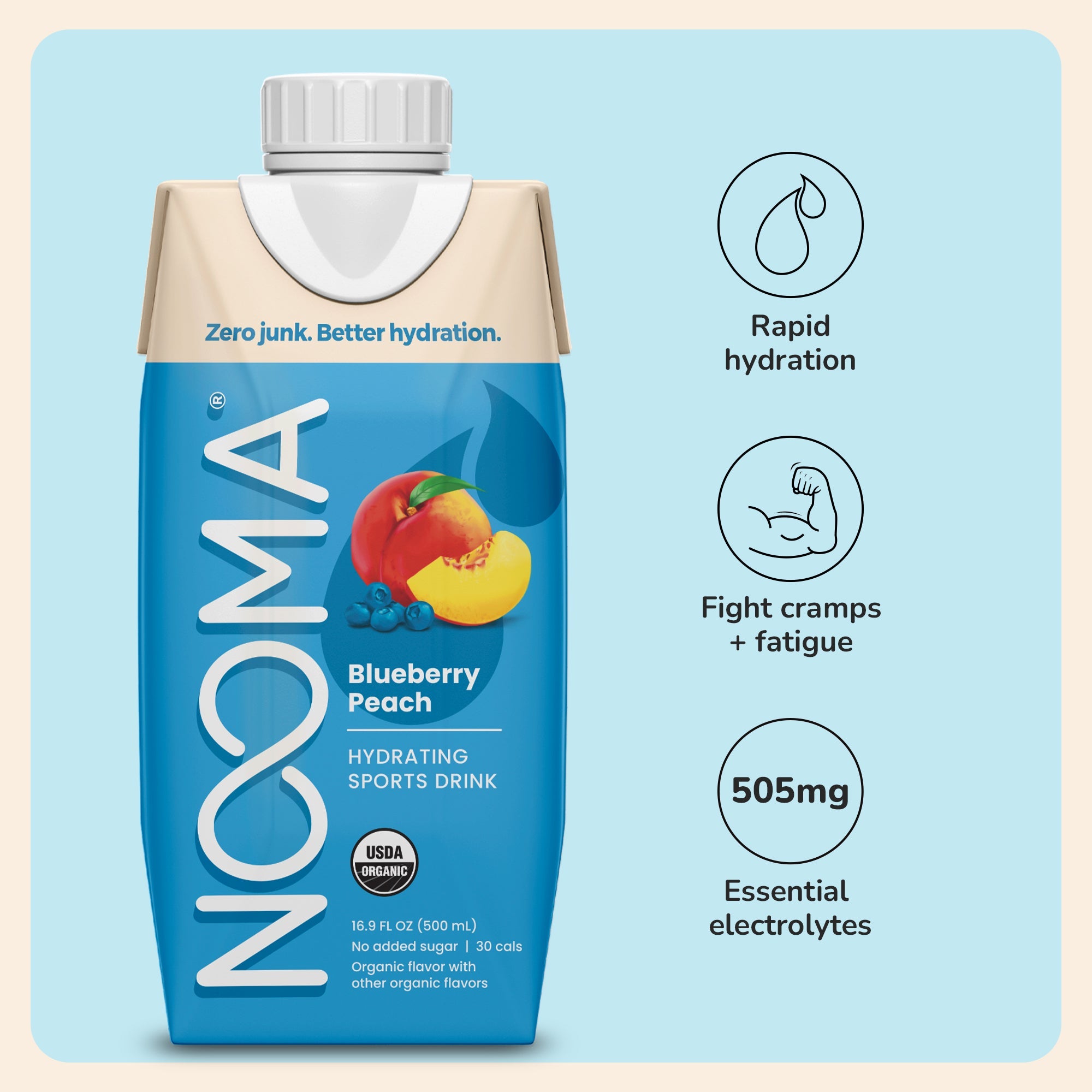 Nooma Hydration Blueberry Peach