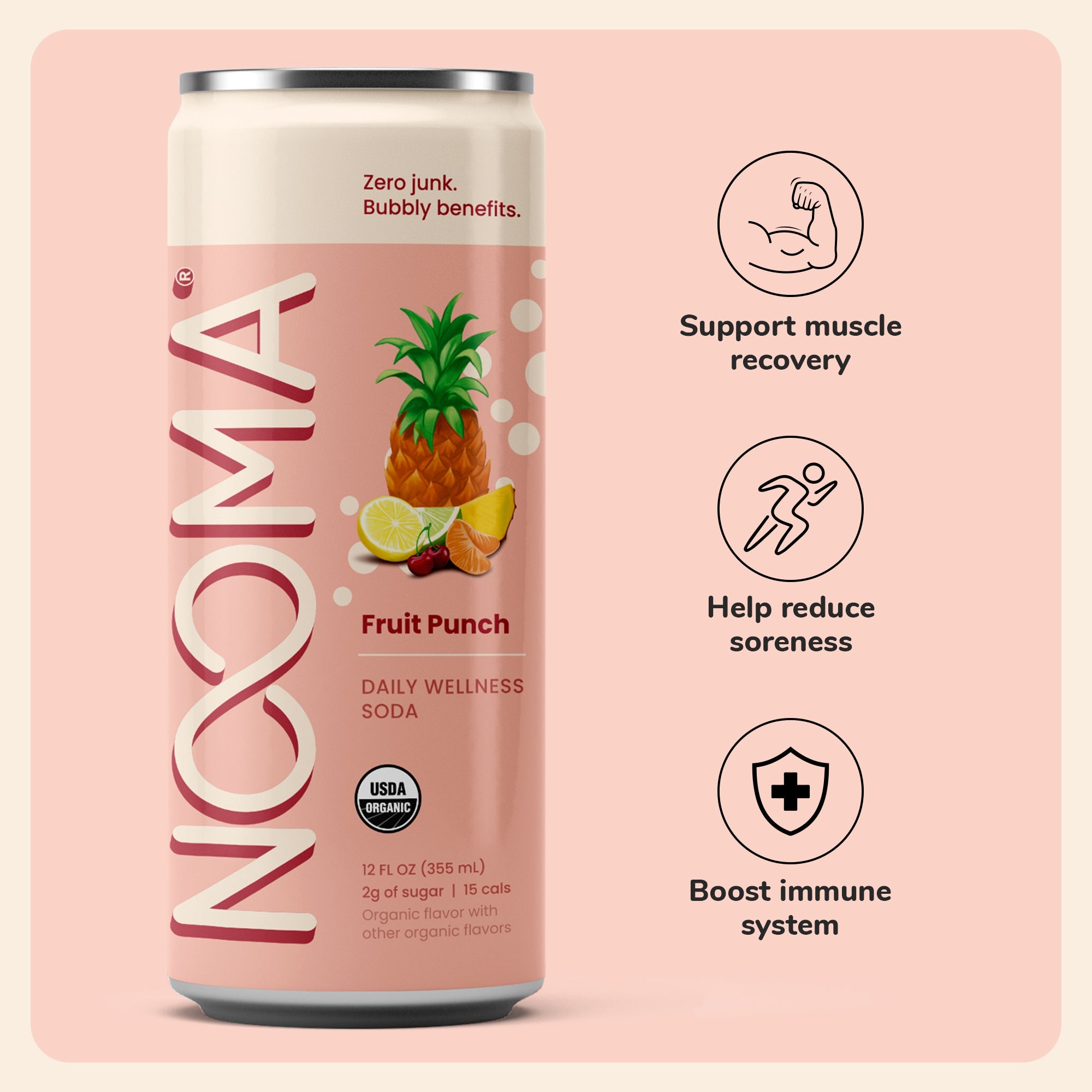 Nooma Wellness Soda Fruit Punch