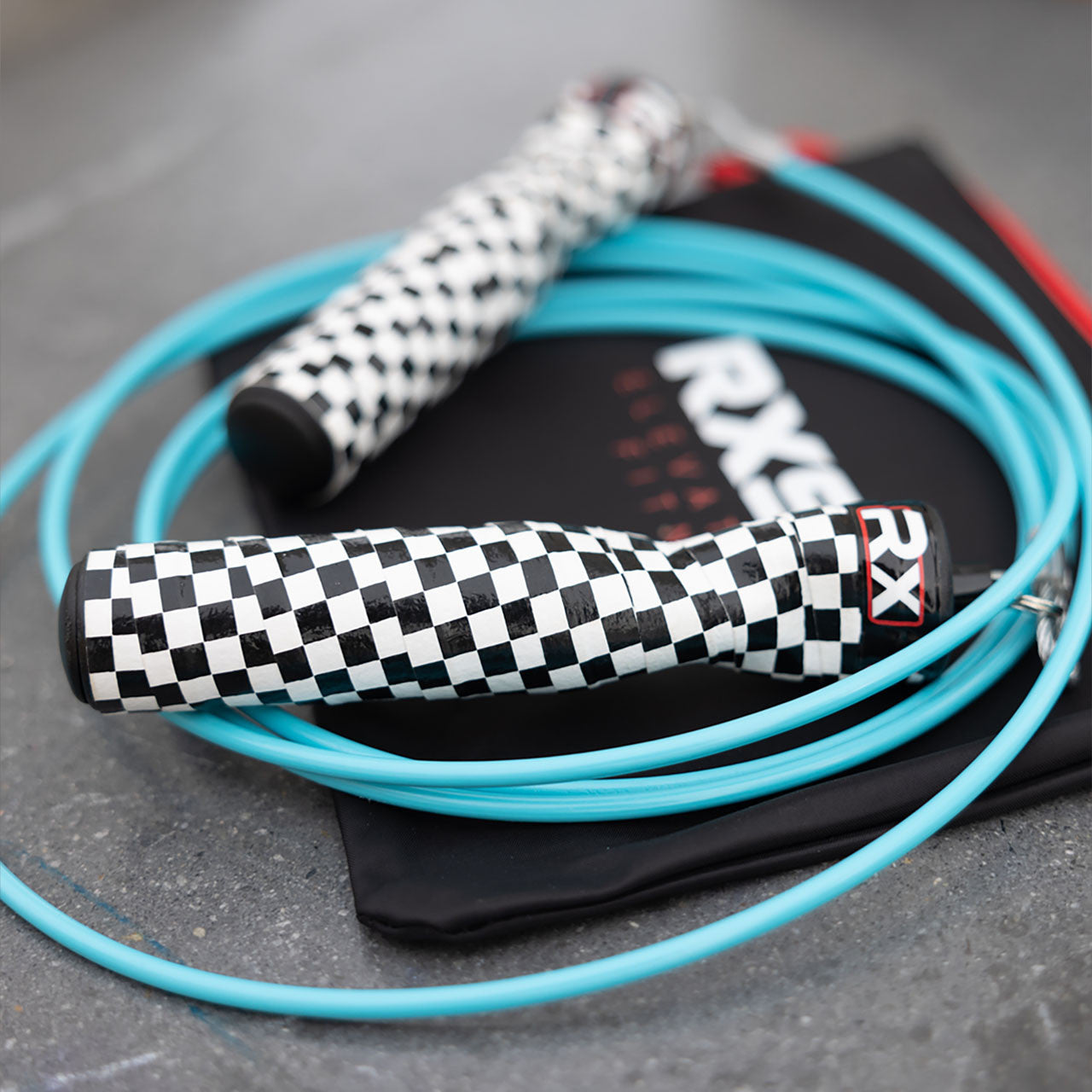 RXSG CustomFit Jump Rope Original Checker/Teal