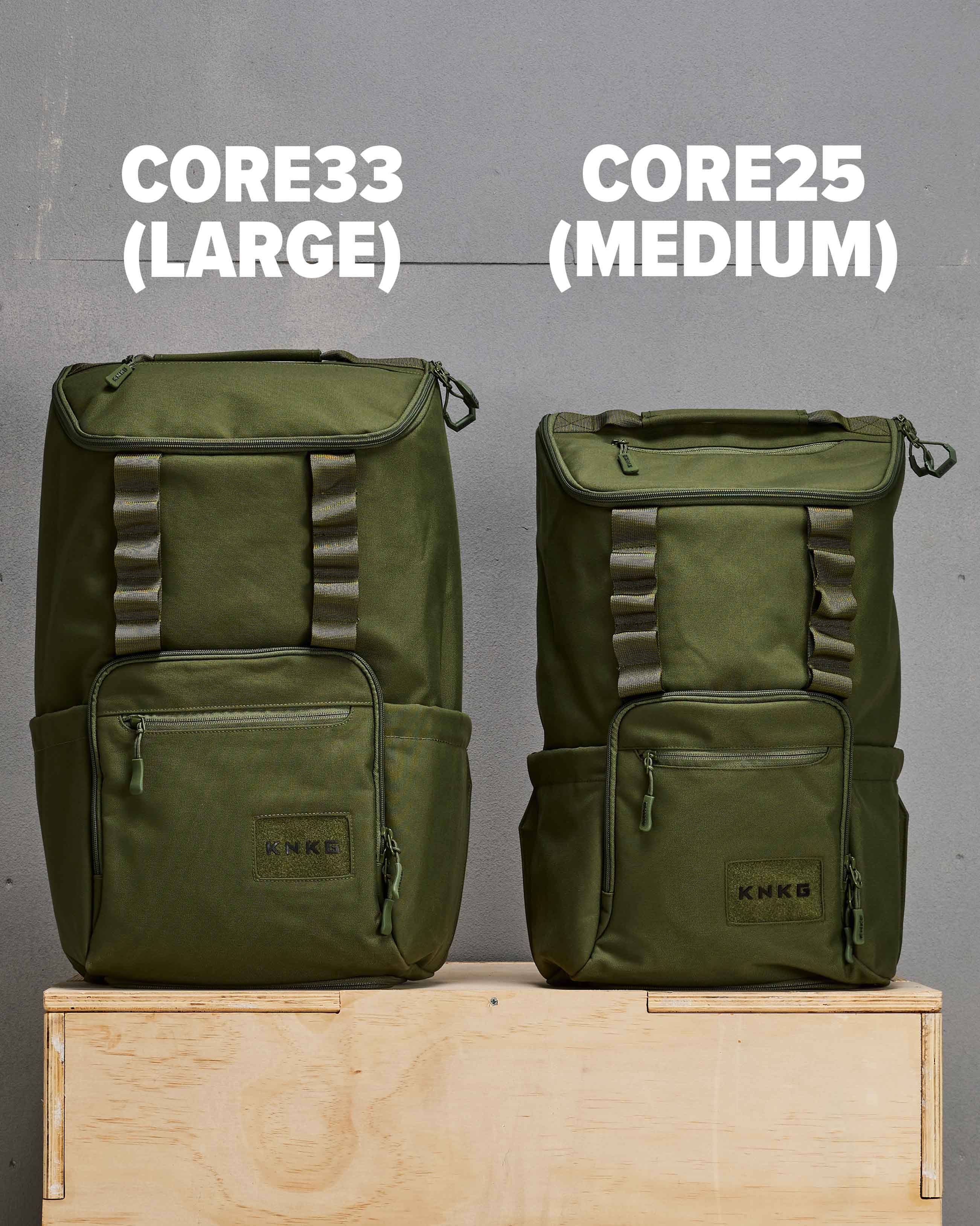 KNKG Core Backpack Green