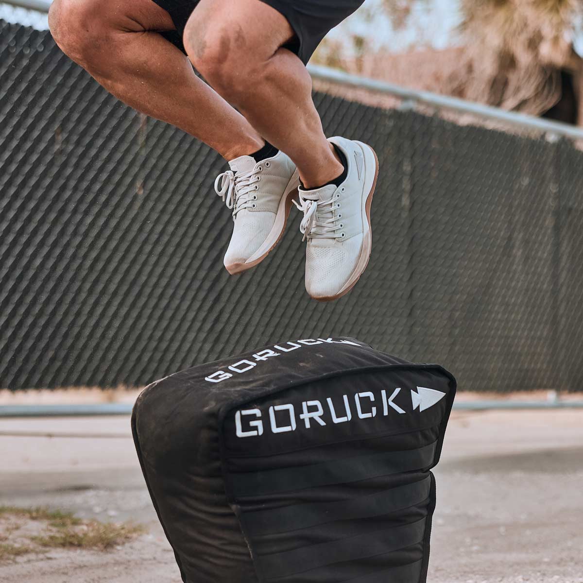 GORUCK Ballistic Trainers - Lunar Rock + Gum w/ Silver Reflective Spearhead