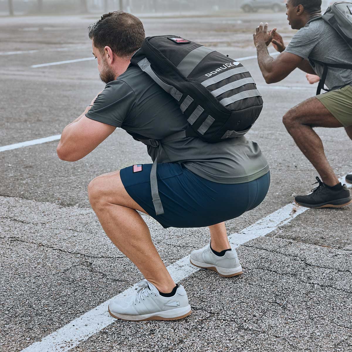 GORUCK Ballistic Trainers - Lunar Rock + Gum w/ Silver Reflective Spearhead