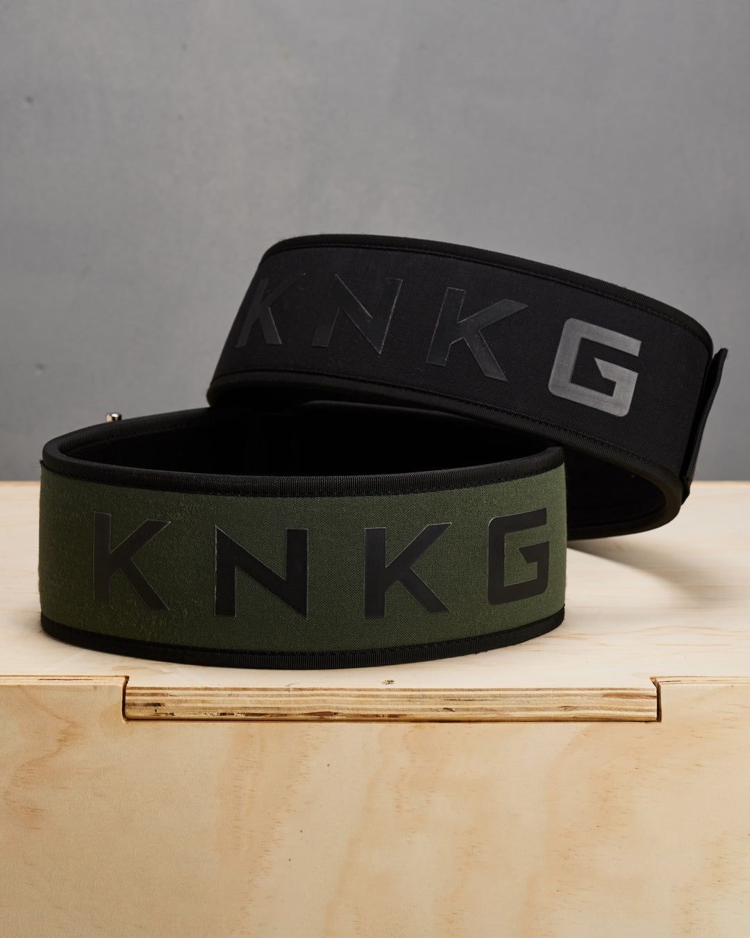 KNKG Lifting Belt Green Black