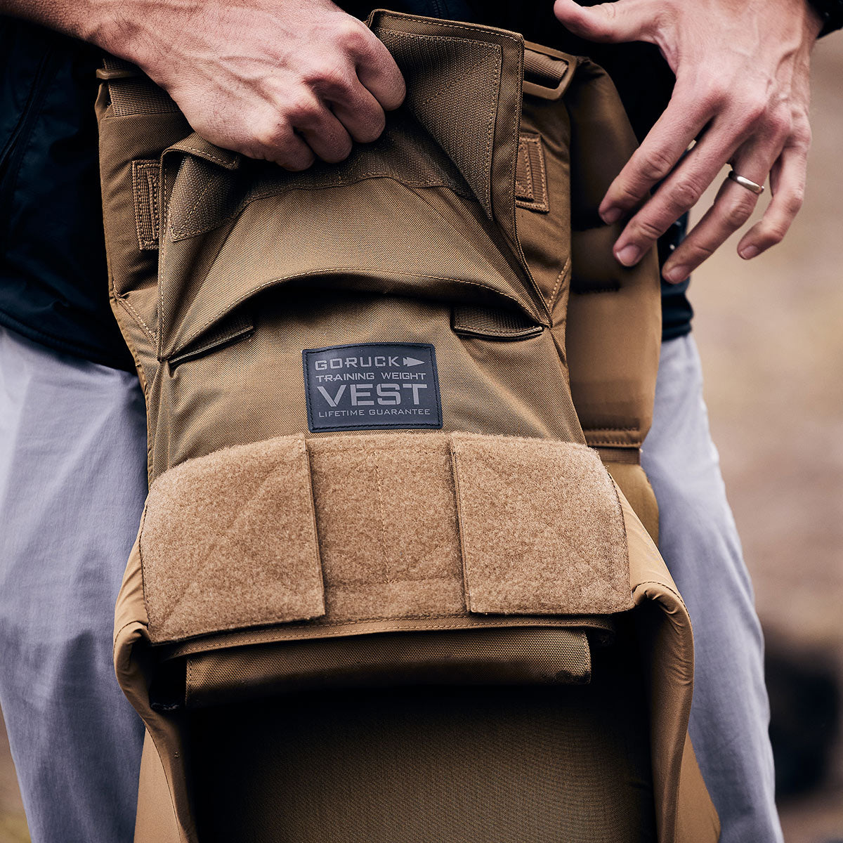 Coyote Brown GORUCK Training Weight Vest