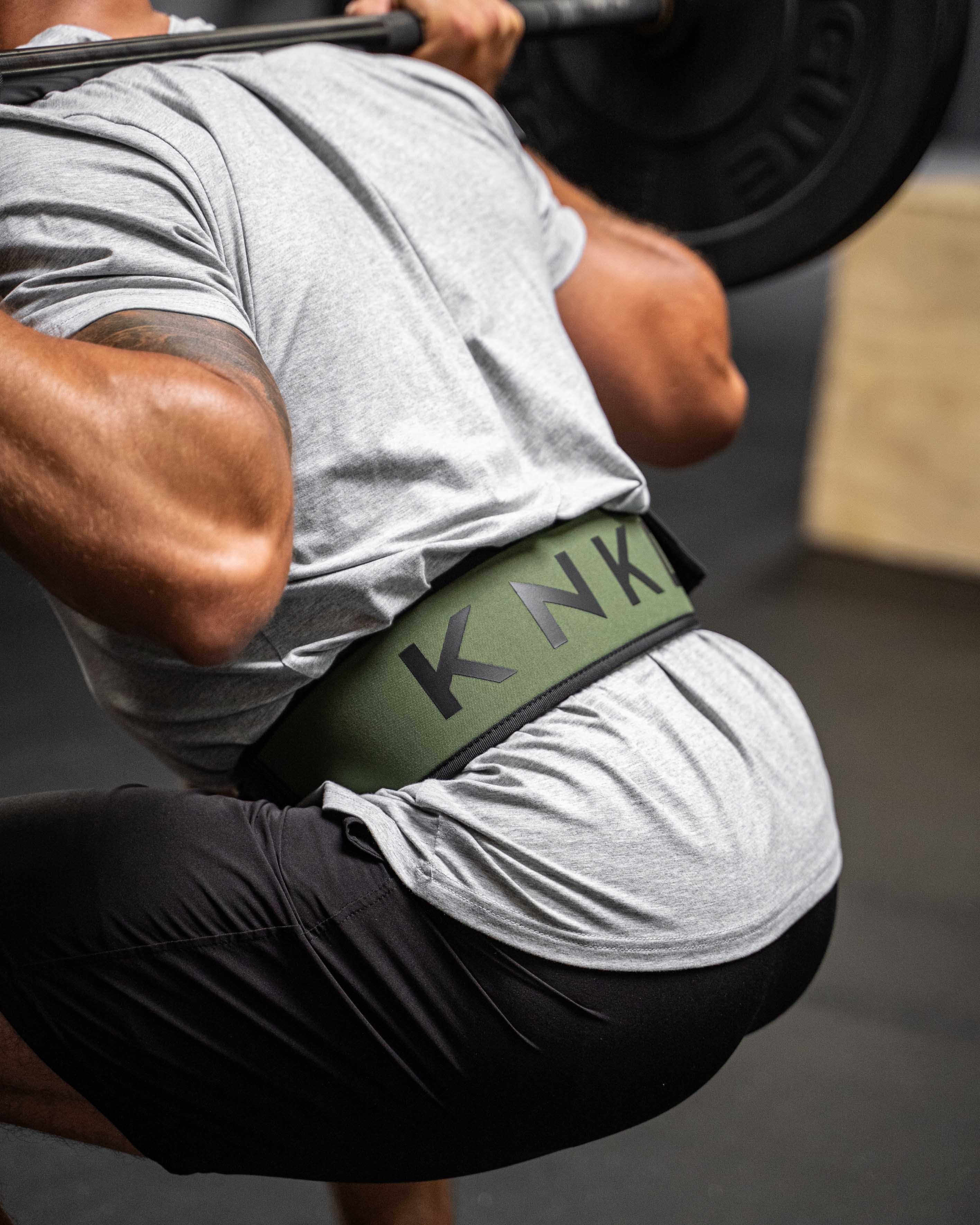 KNKG Lifting Belt Green