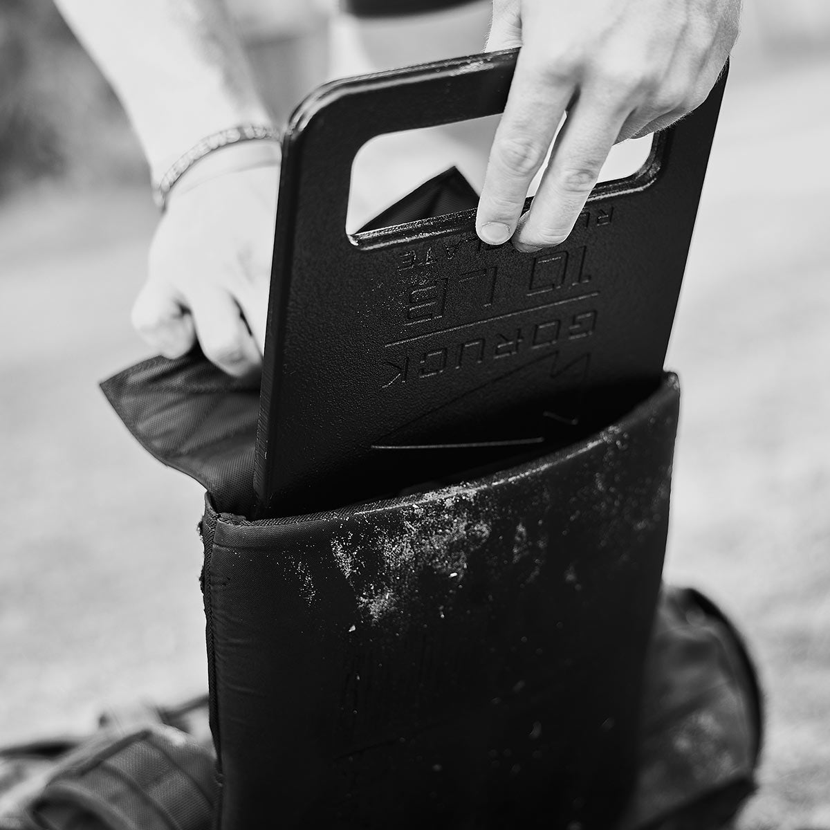 Loading Black GORUCK Training Weight Vest