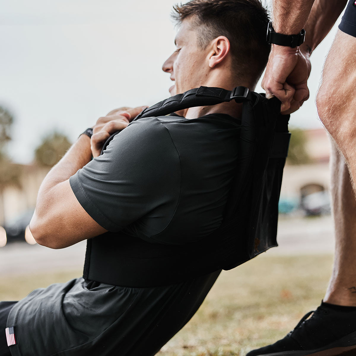 Black GORUCK Training Weight Vest