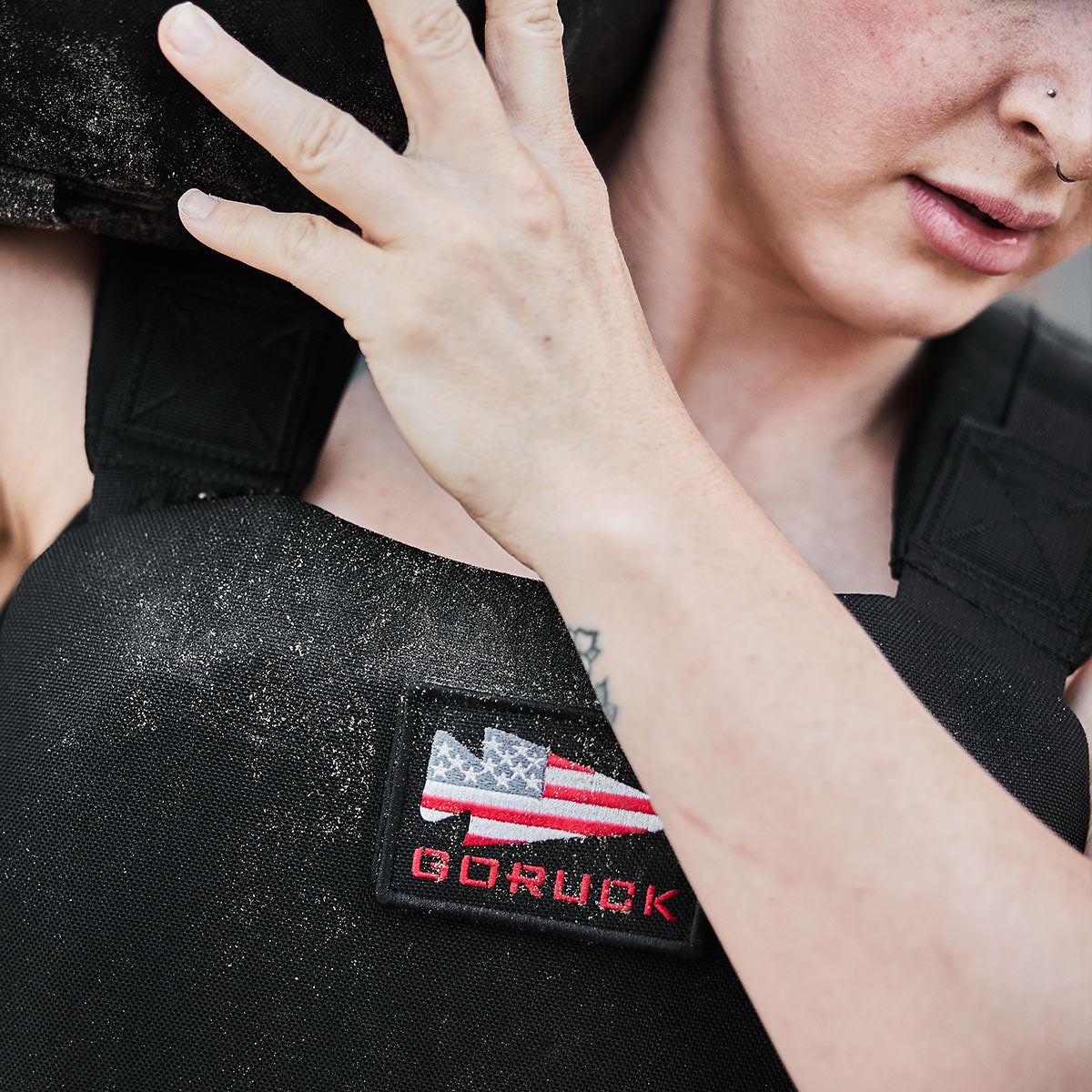 Black GORUCK Training Weight Vest