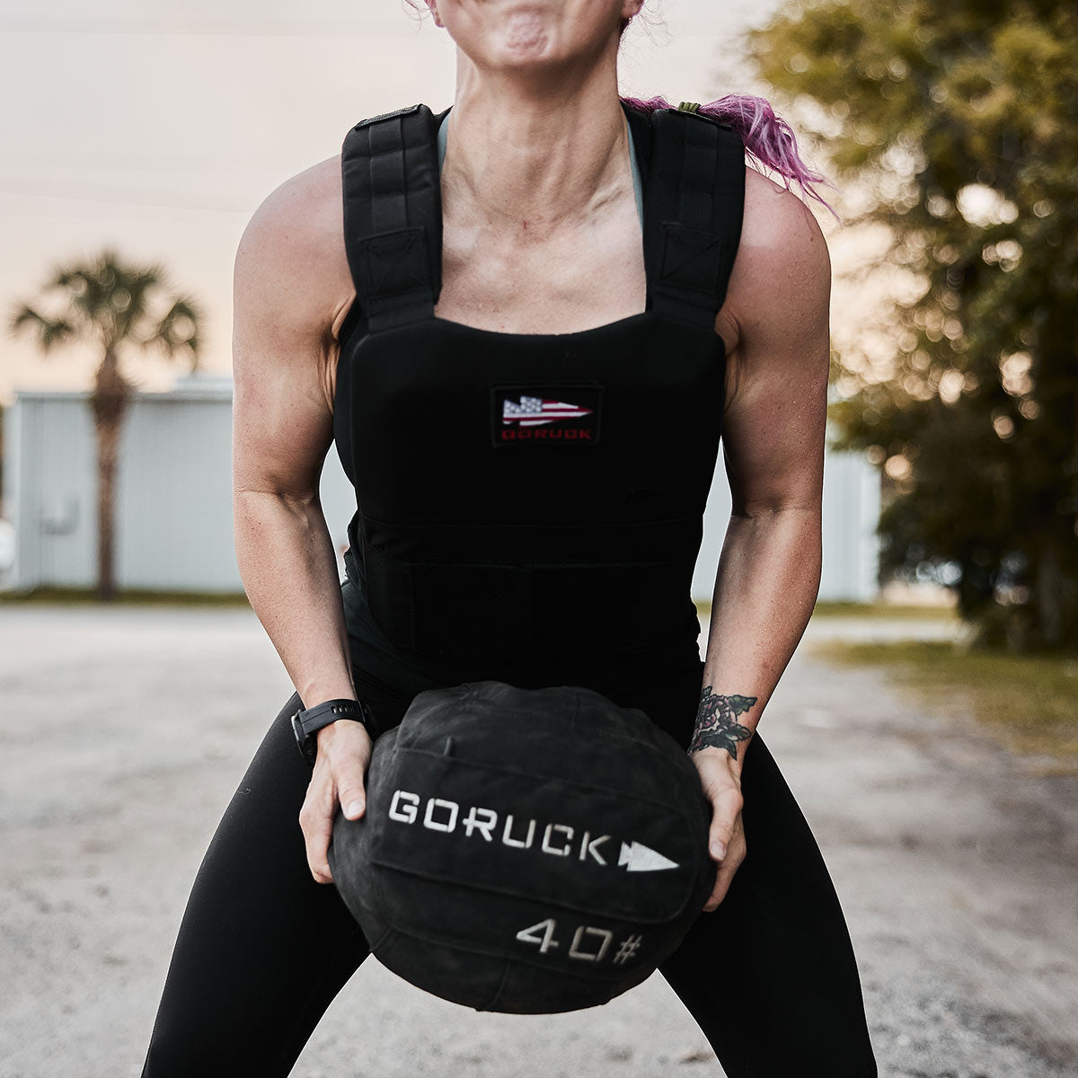 Black GORUCK Training Weight Vest